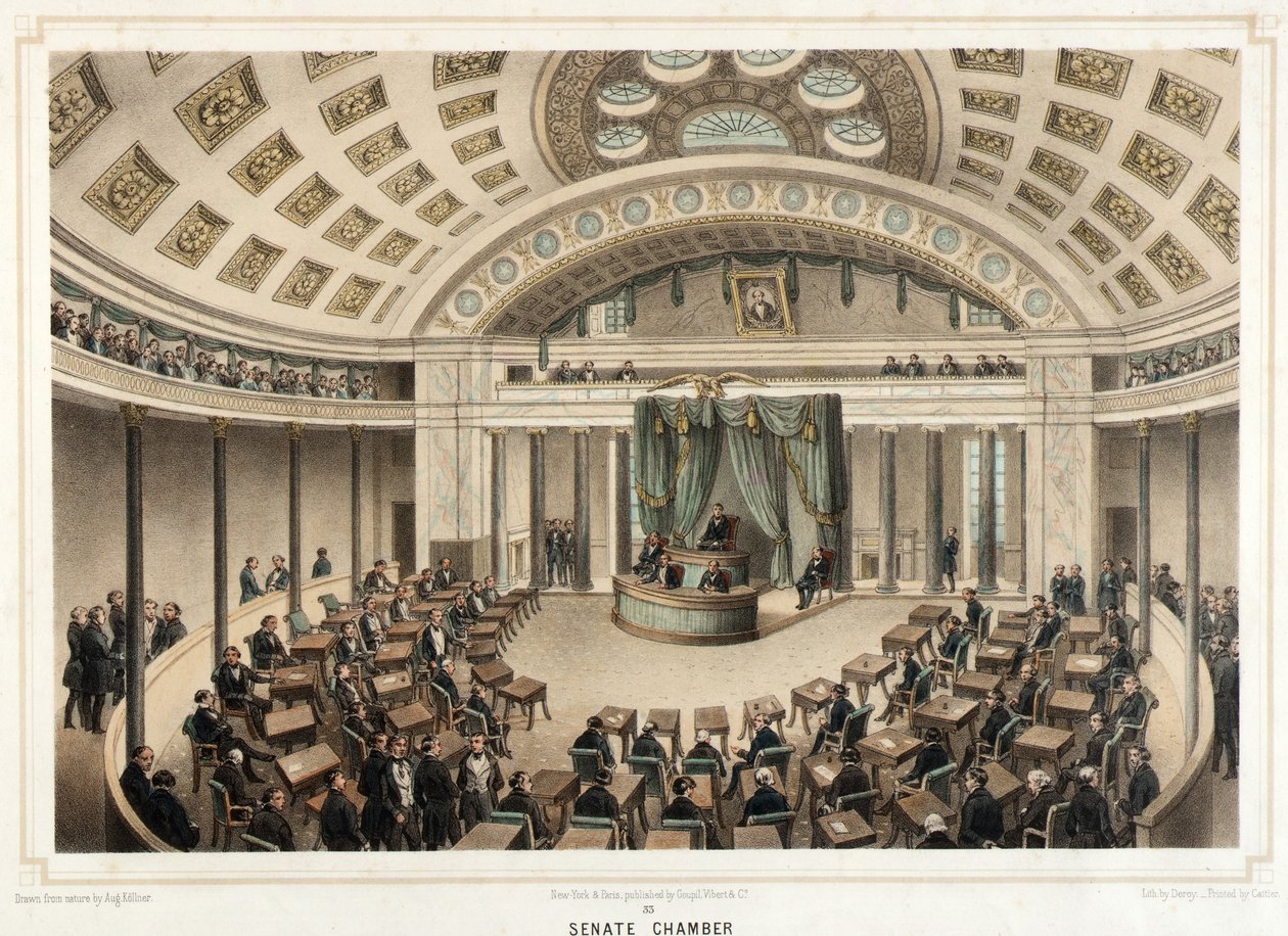 Washington--Chambre du Sénat - Isidore Laurent Deroy