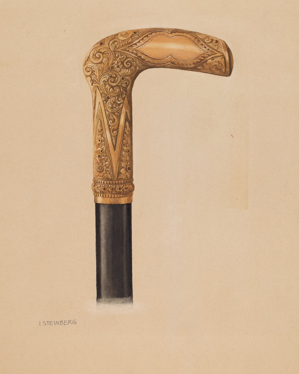 Tête de Canne - Isidore Steinberg