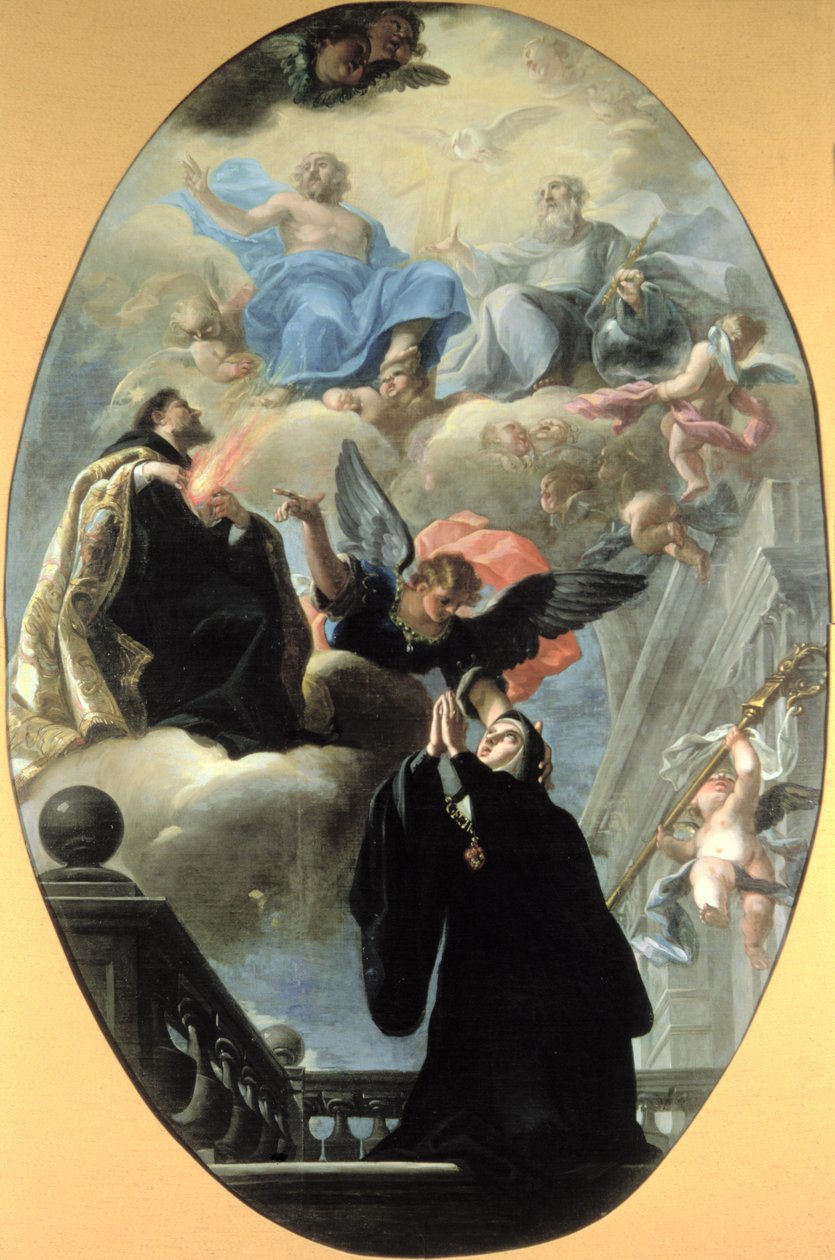 Vision de Sainte Gertrude - Isidoro Arredondo