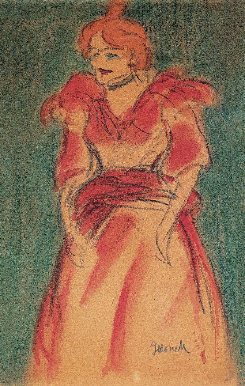 Chanteuse de cabaret - Isidre Nonell