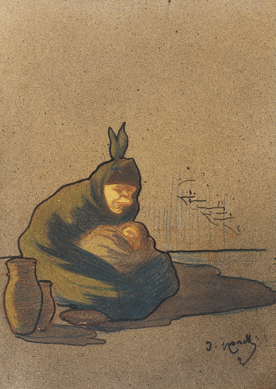 Crétine à Boí - Isidre Nonell