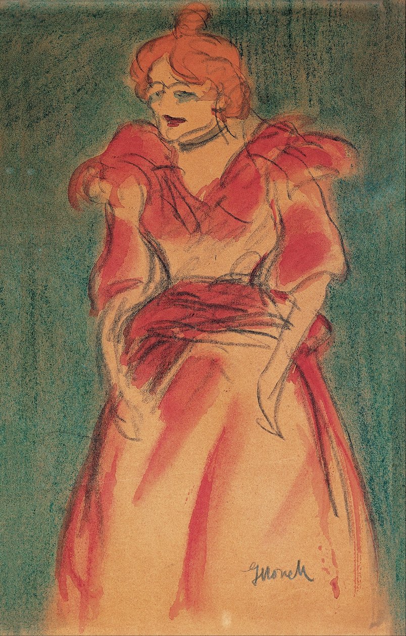 Chanteuse de cabaret - Isidre Nonell