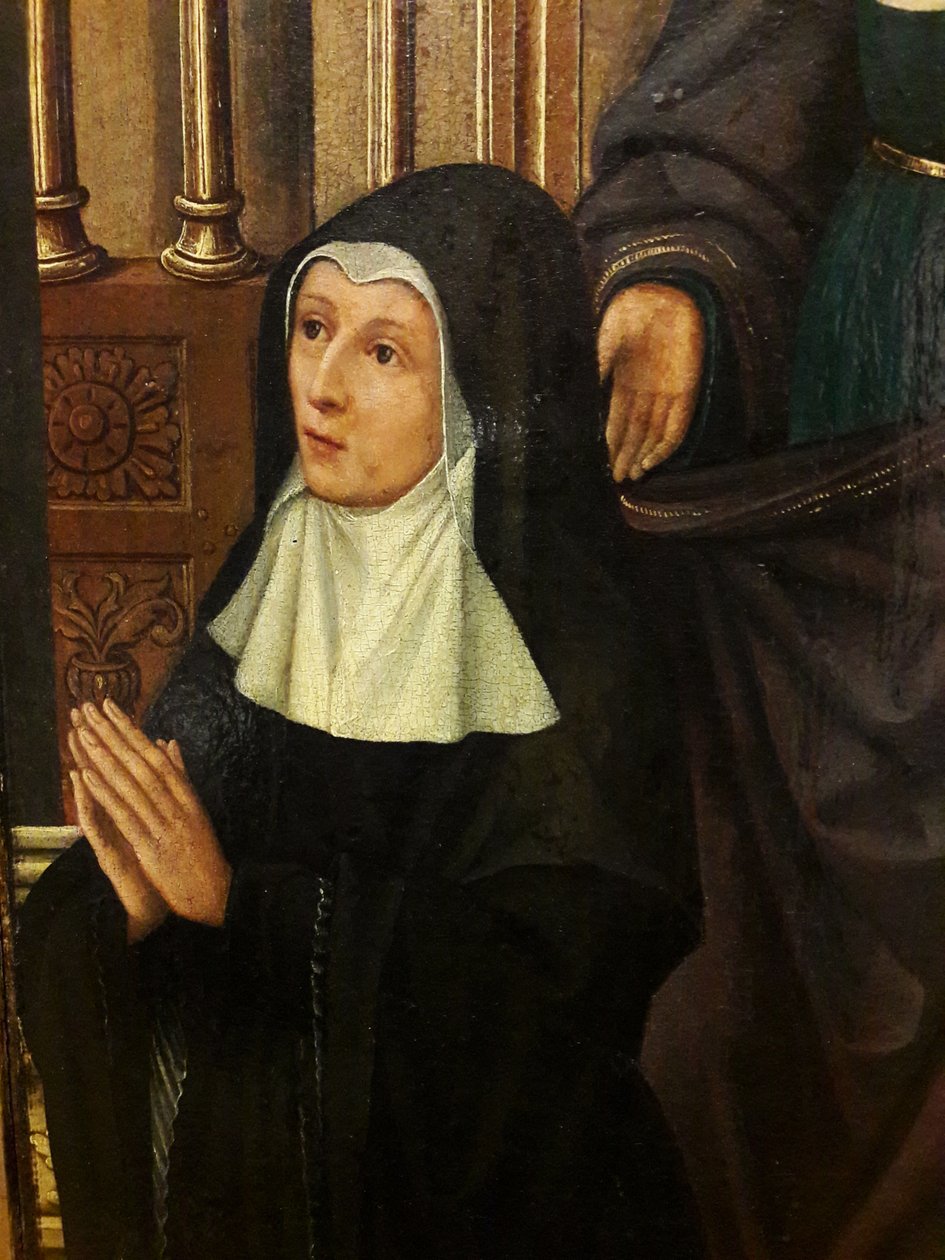 La Messe de Saint Grégoire (détail) - Israhel van Meckenem