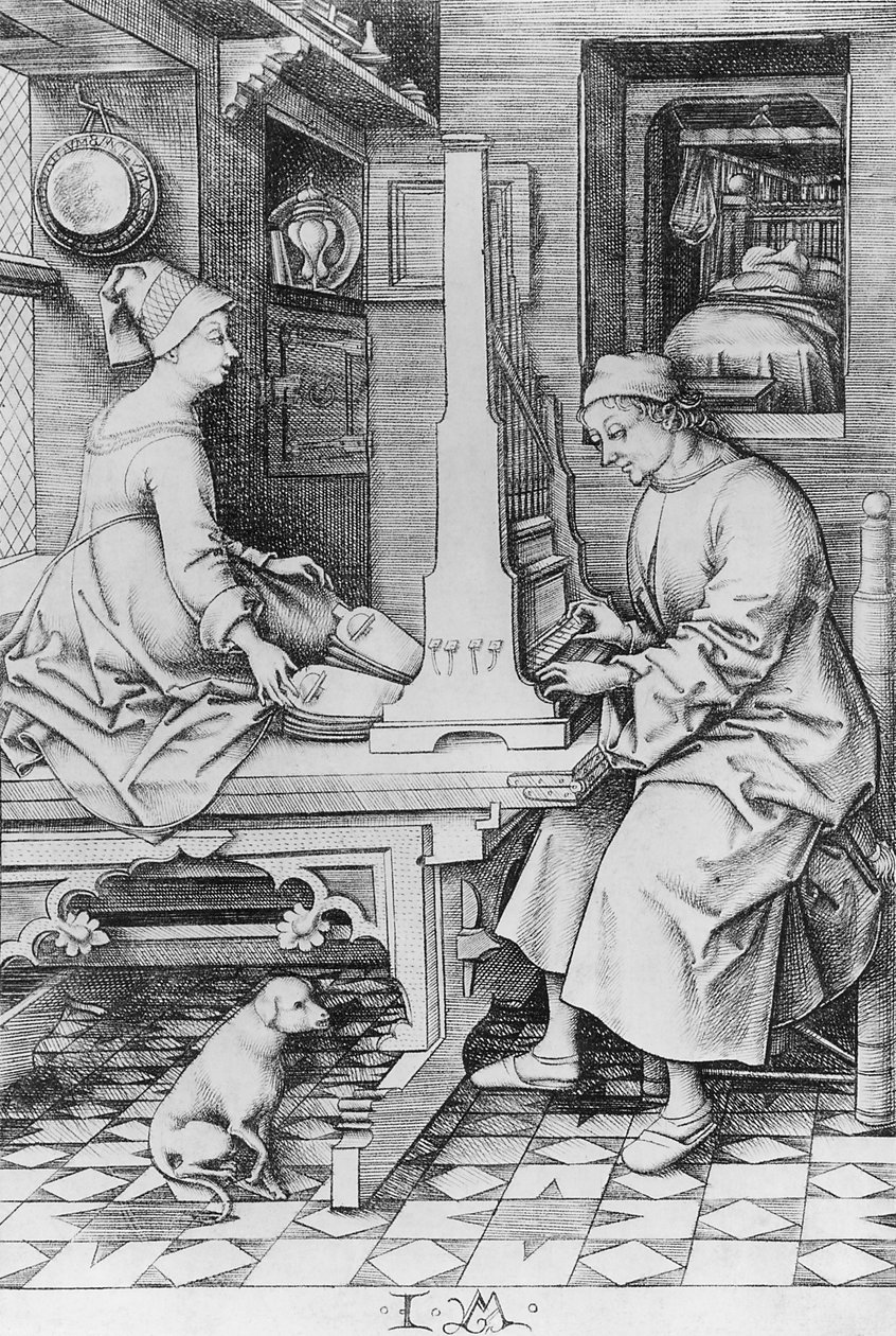 Orgue positif - Israhel van Meckenem the younger