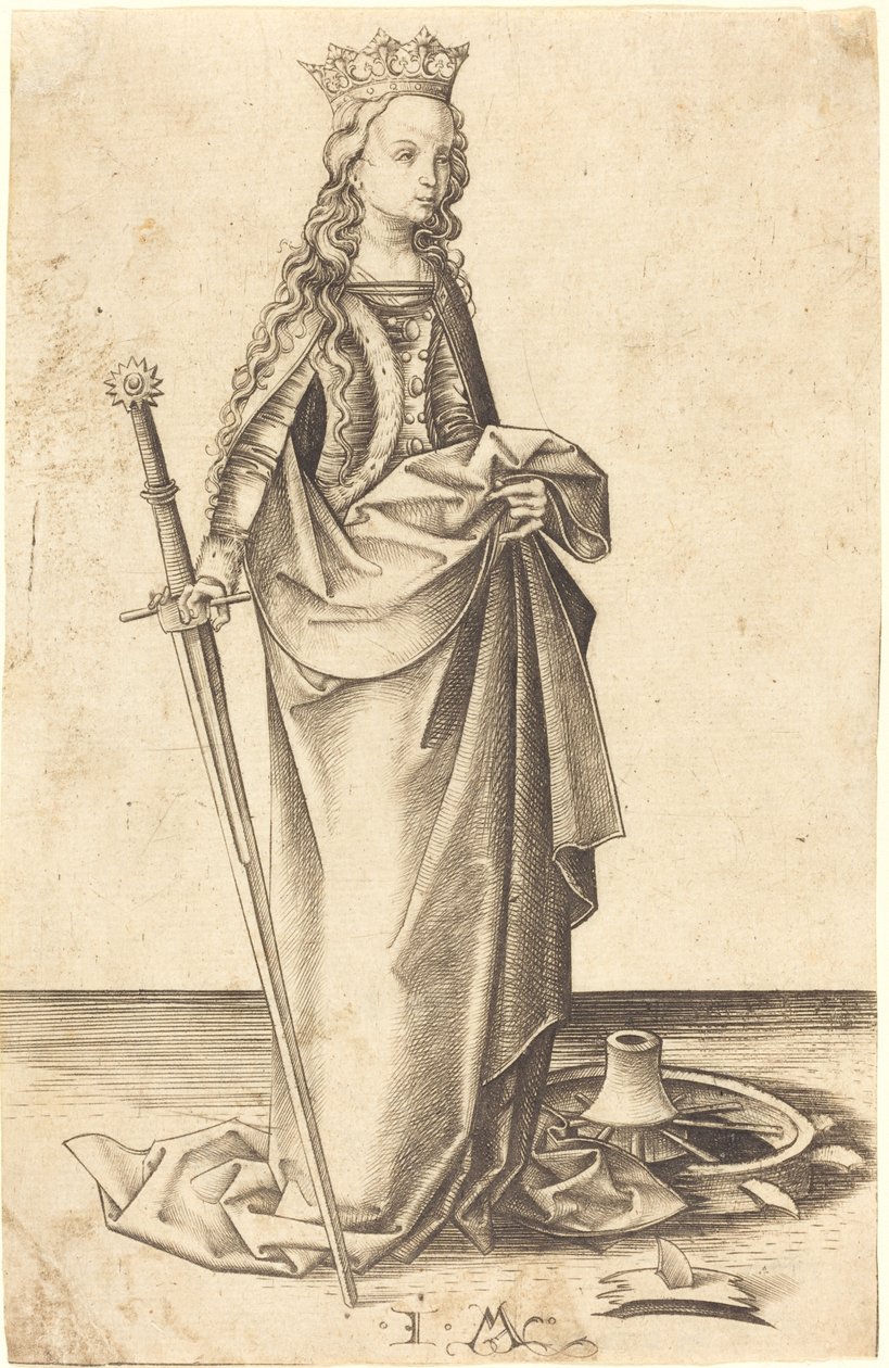 Sainte Catherine - Israhel van Meckenem