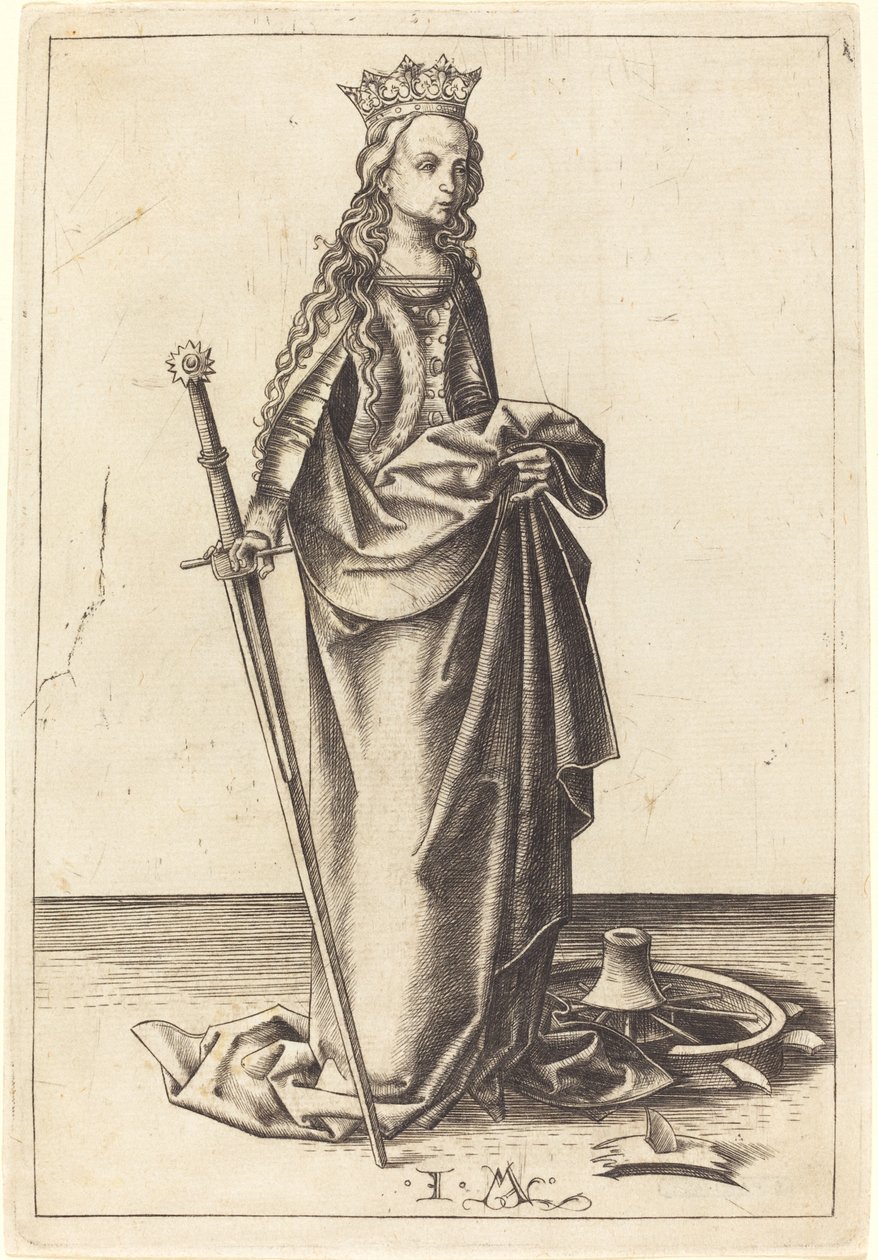 Sainte Catherine - Israhel van Meckenem