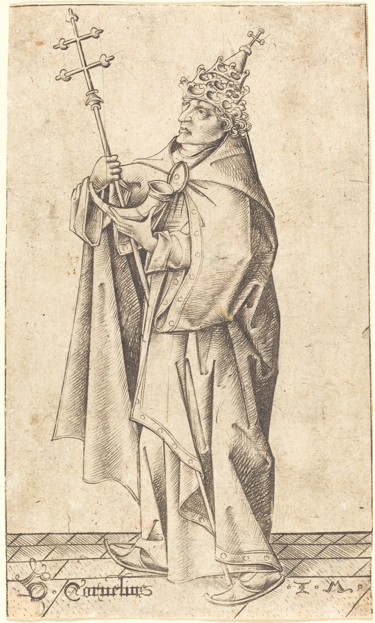 Saint Corneille - Israhel van Meckenem
