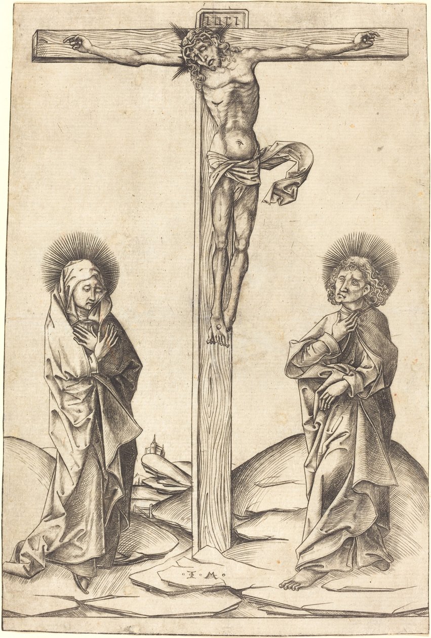 La Crucifixion - Israhel van Meckenem