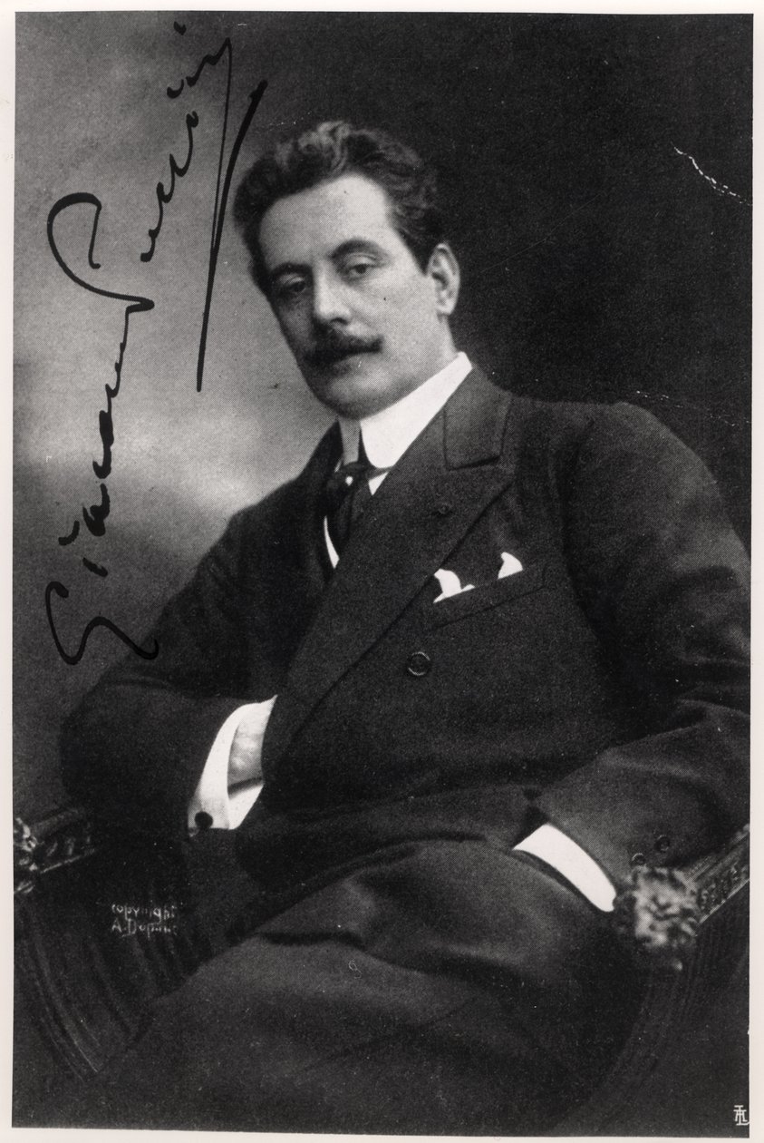 Giacomo Puccini (1858-1924) - Italian Photographer