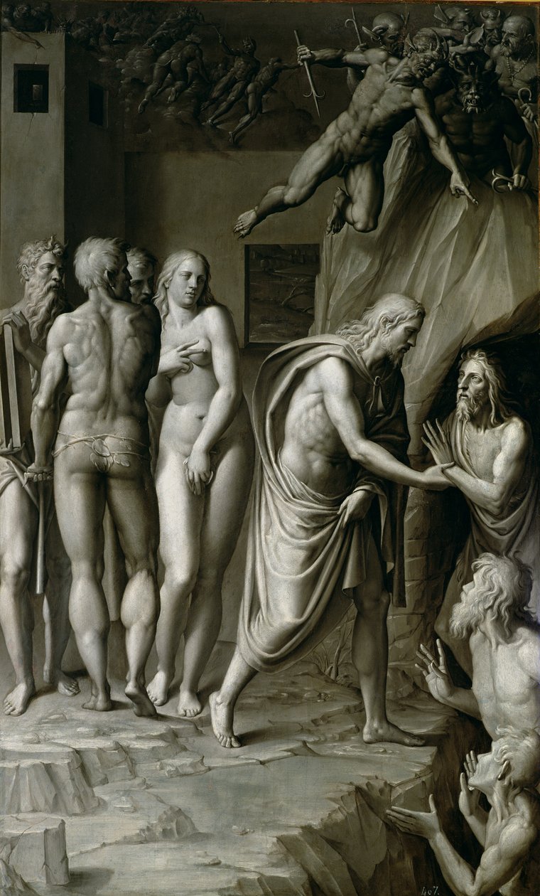 Le Christ aux Limbes - Italian School