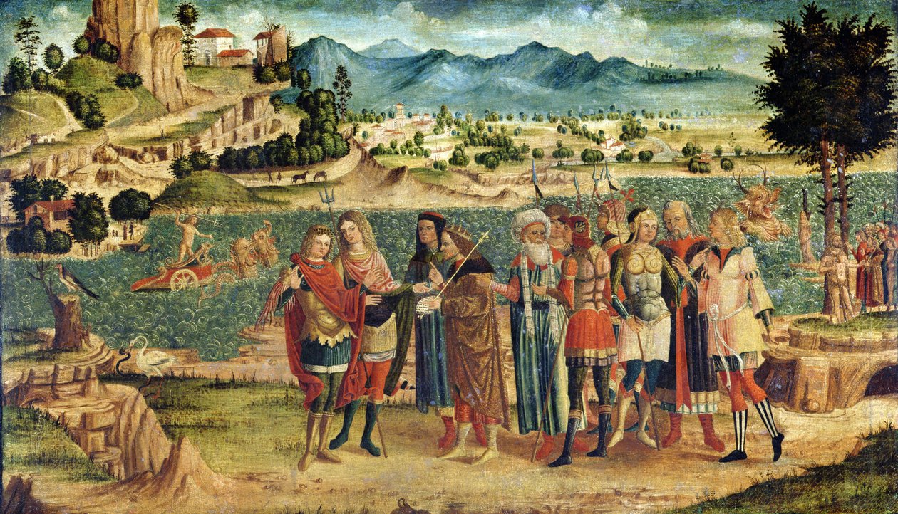 Laomédon Refuse à Apollon et Poséidon Leur Récompense, c.1500 - Italian School