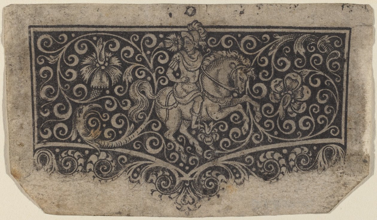 Arabesque avec chevalier - Italian