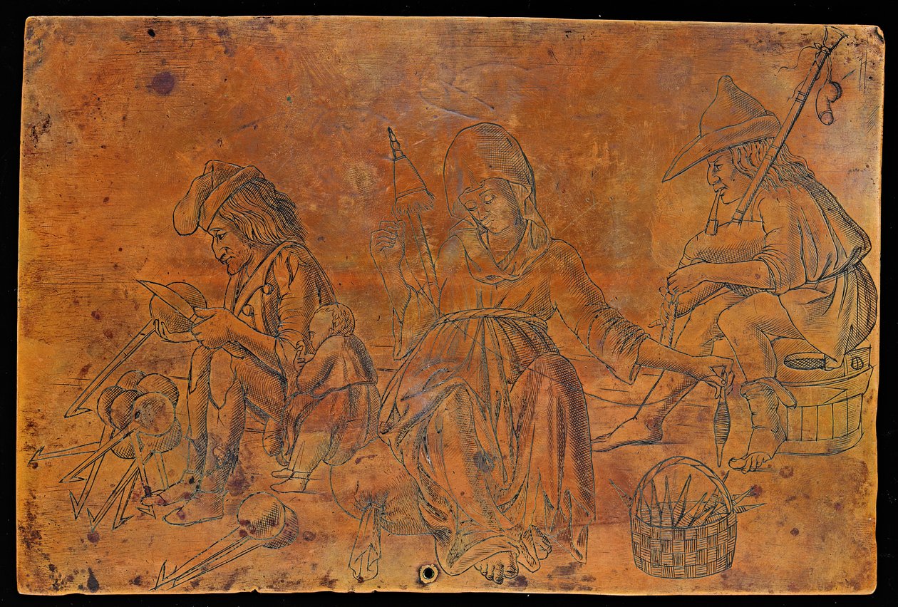 Diverses Occupations [recto] - Italian 15th Century