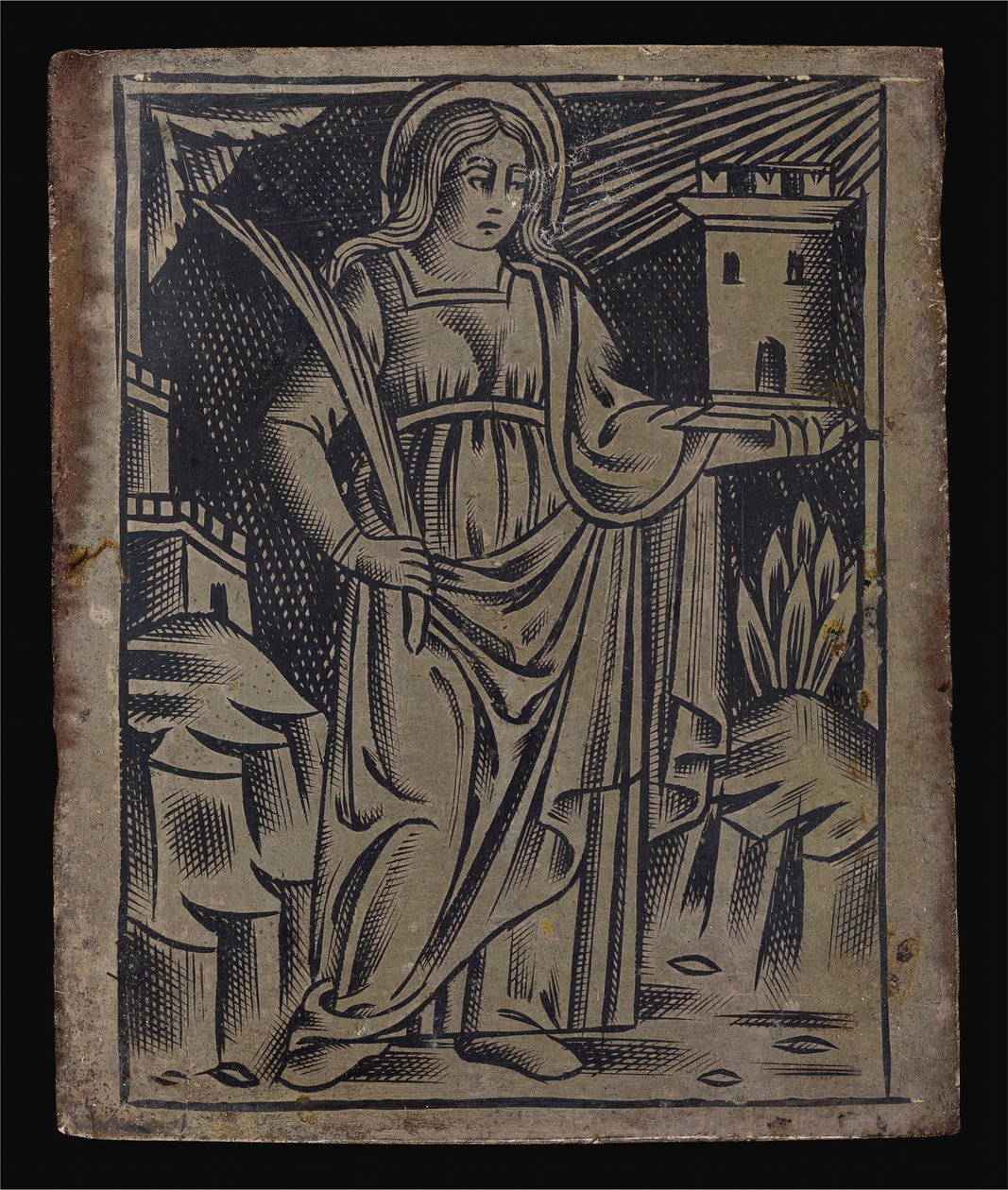 Sainte Barbe - Italian 16th Century