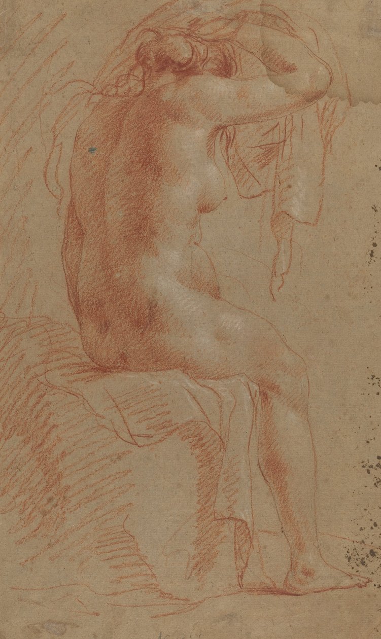 Figure féminine nue - Italian 17th Century