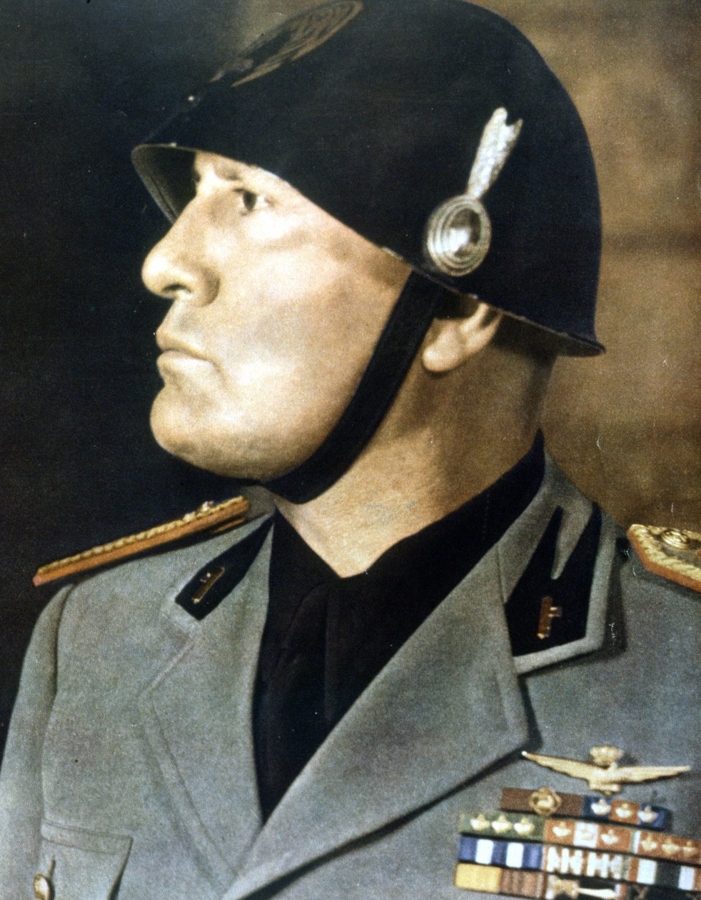 Portrait de Mussolini - Italian Photographer