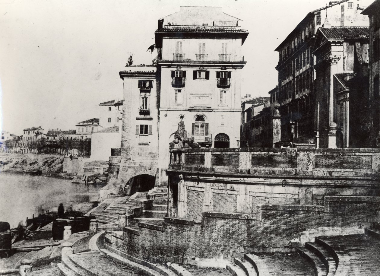 Vue du port de Ripetta - Italian Photographer