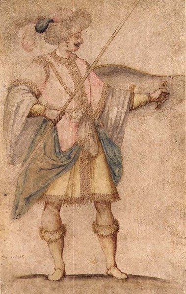 Un soldat oriental, école florentine - Italian School