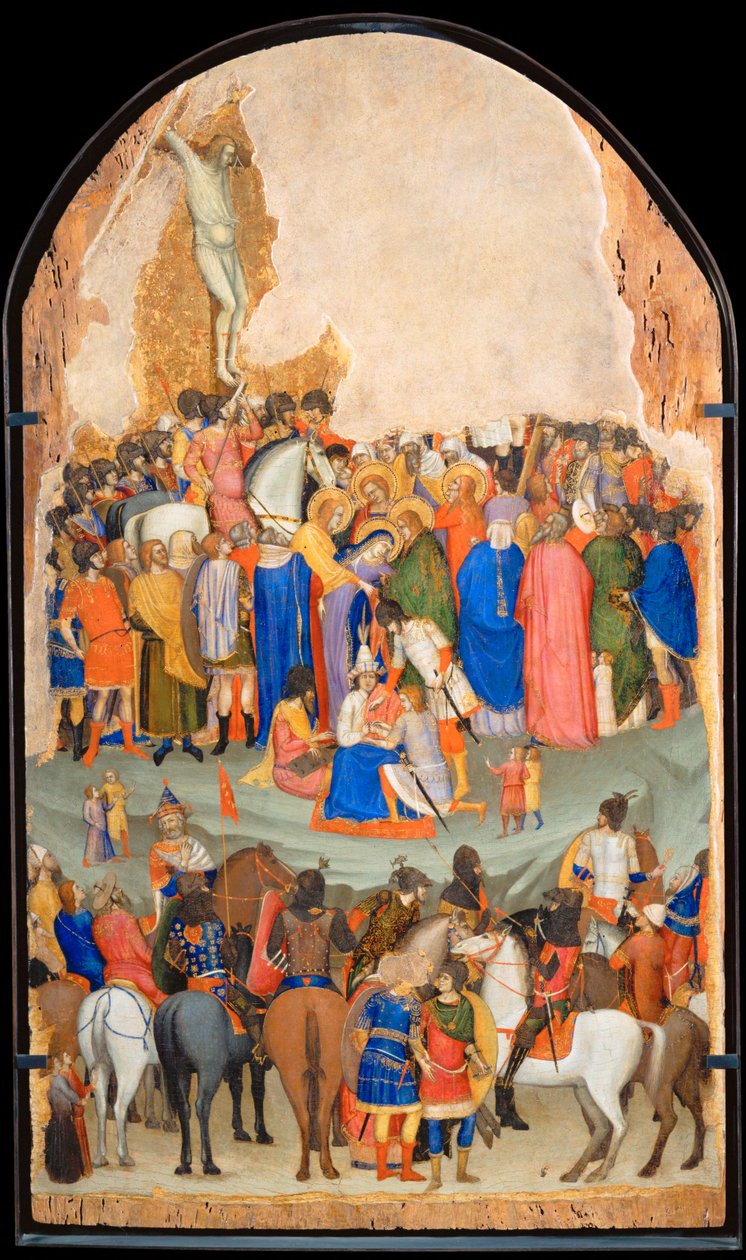 Crucifixion, deuxième quart du XIVe ... - Italian School