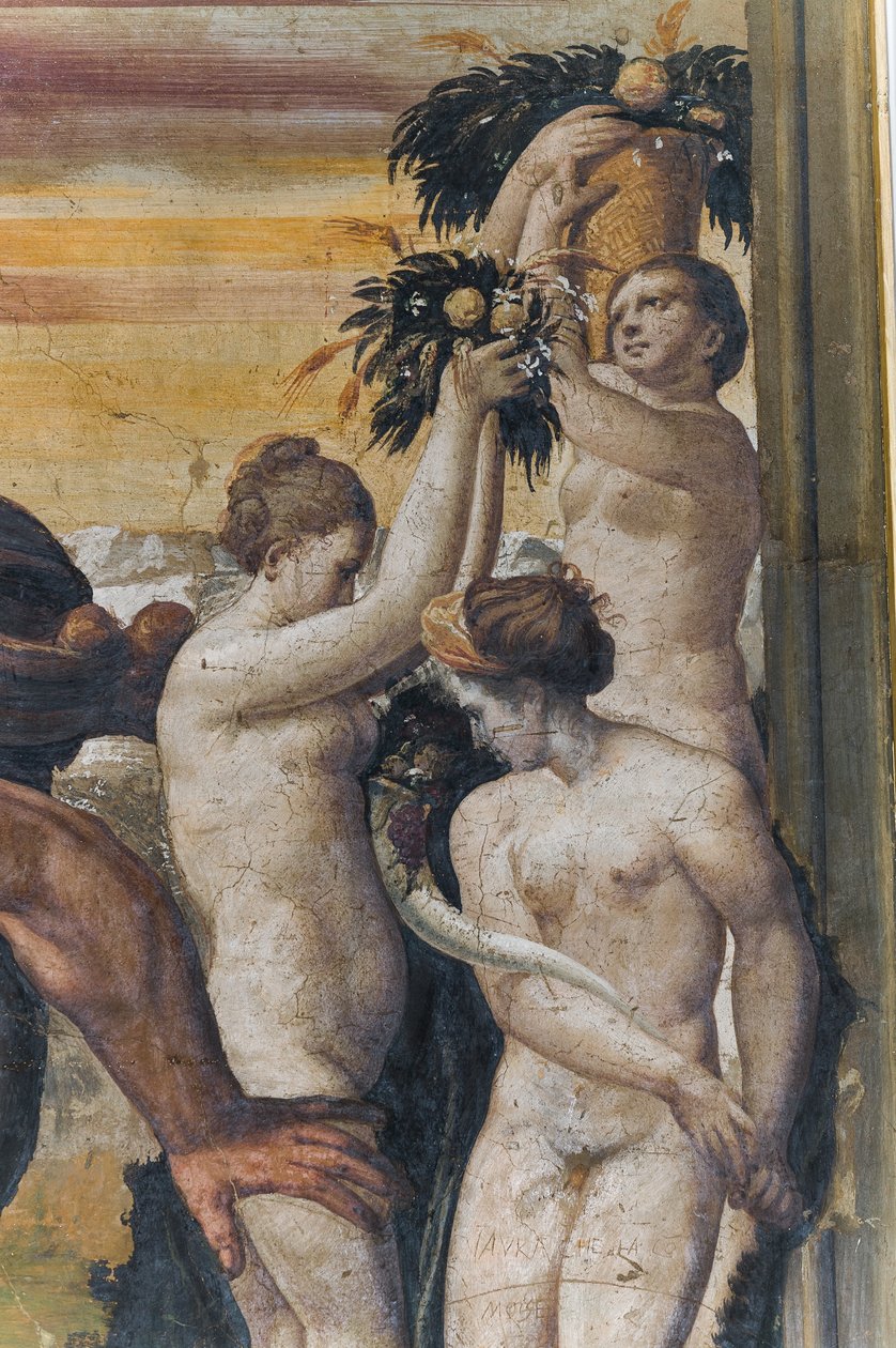 Hercule tuant Antée, de la Chambre Jaune - Italian School