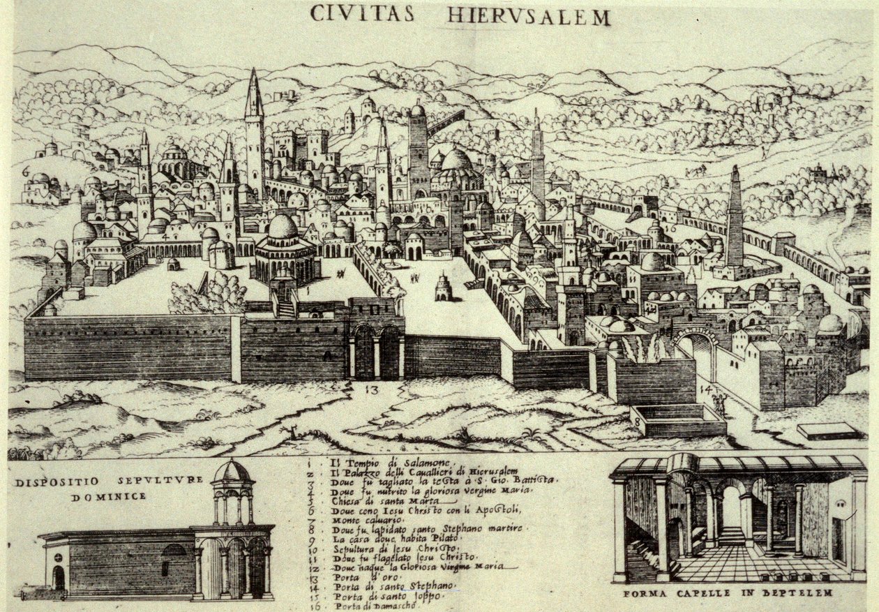 Jérusalem, 1581 - Italian School