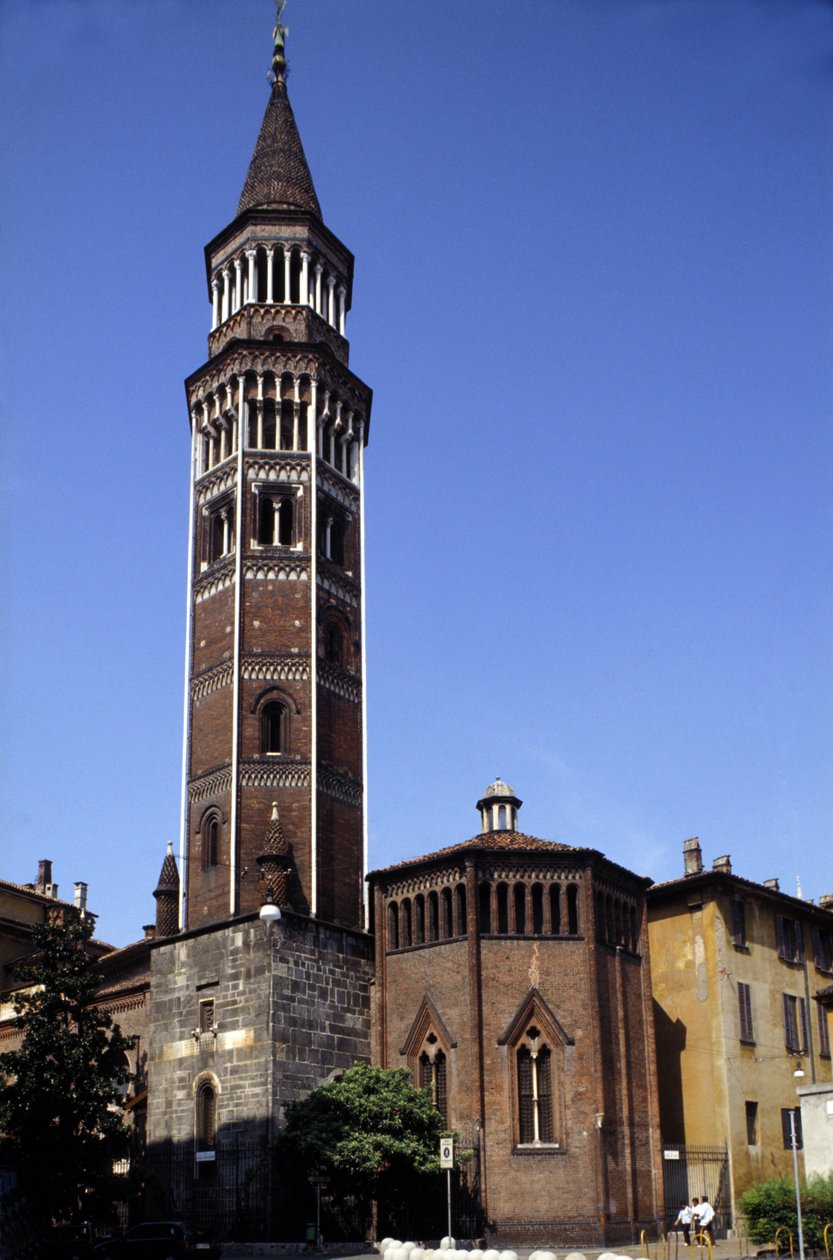 Milan : le clocher de San Gottardo - Italian School
