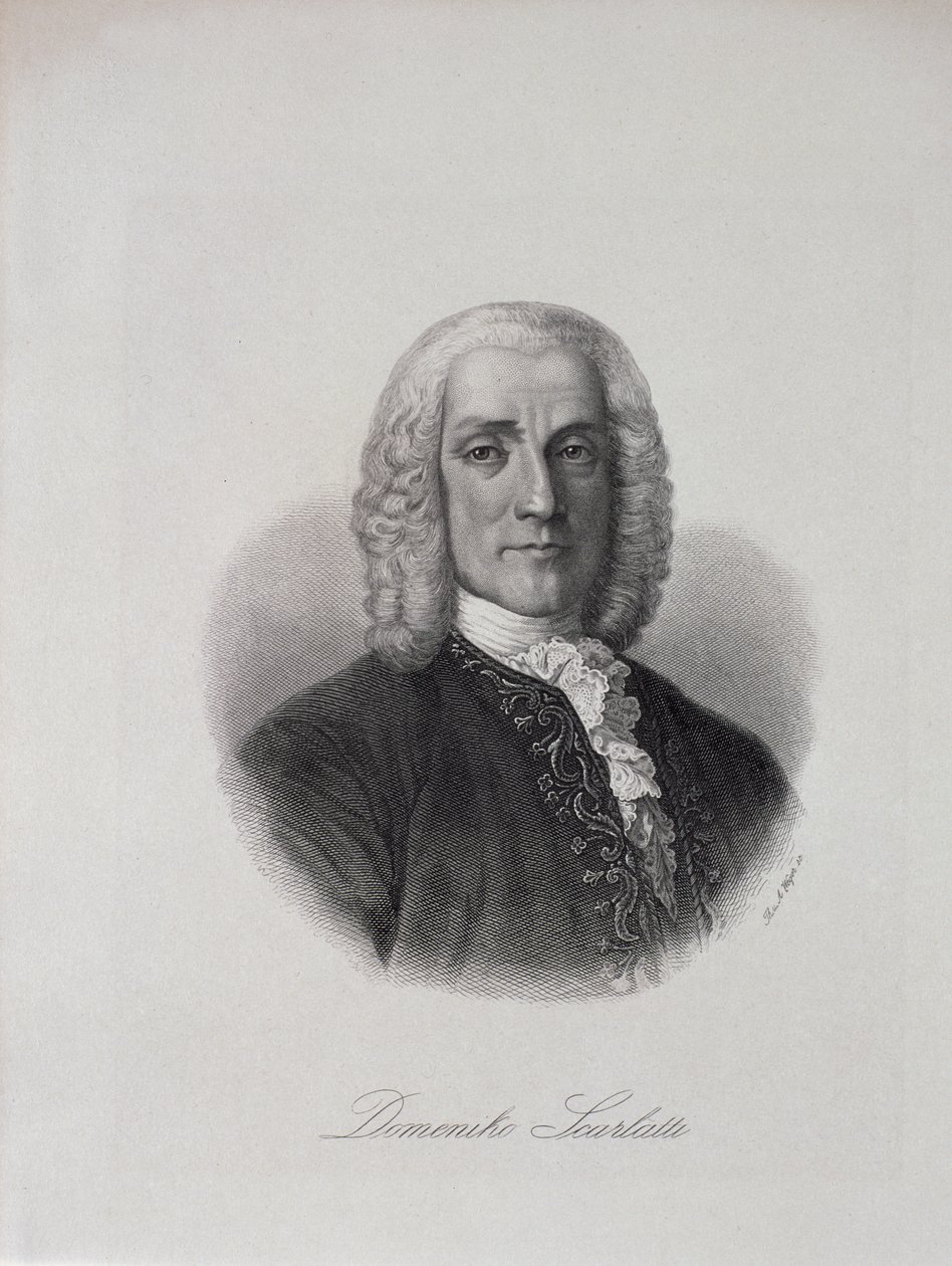 Portrait de Domenico Scarlatti (1686-1757) - Italian School