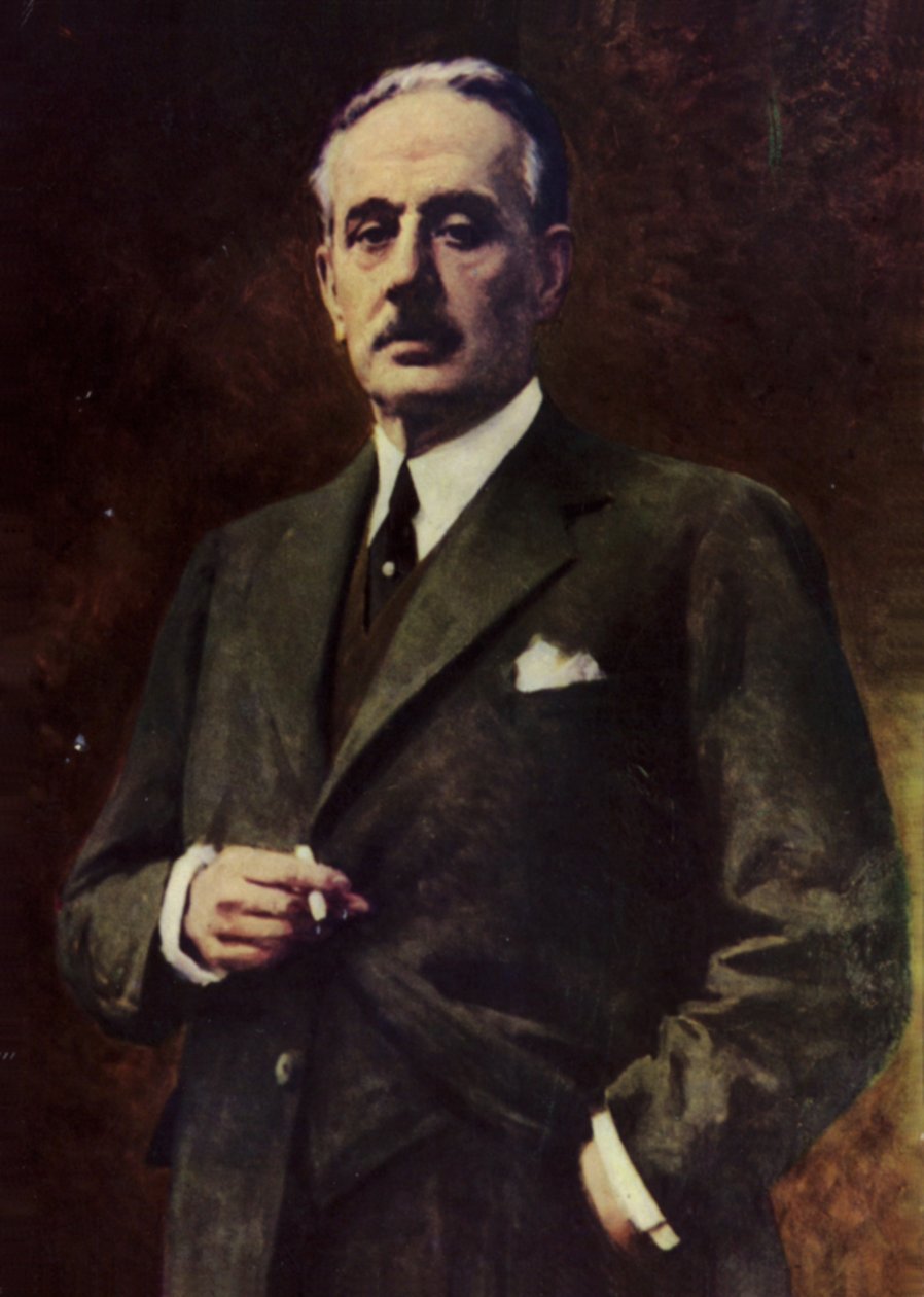Portrait de Giacomo Puccini (lithographie couleur) - Italian School