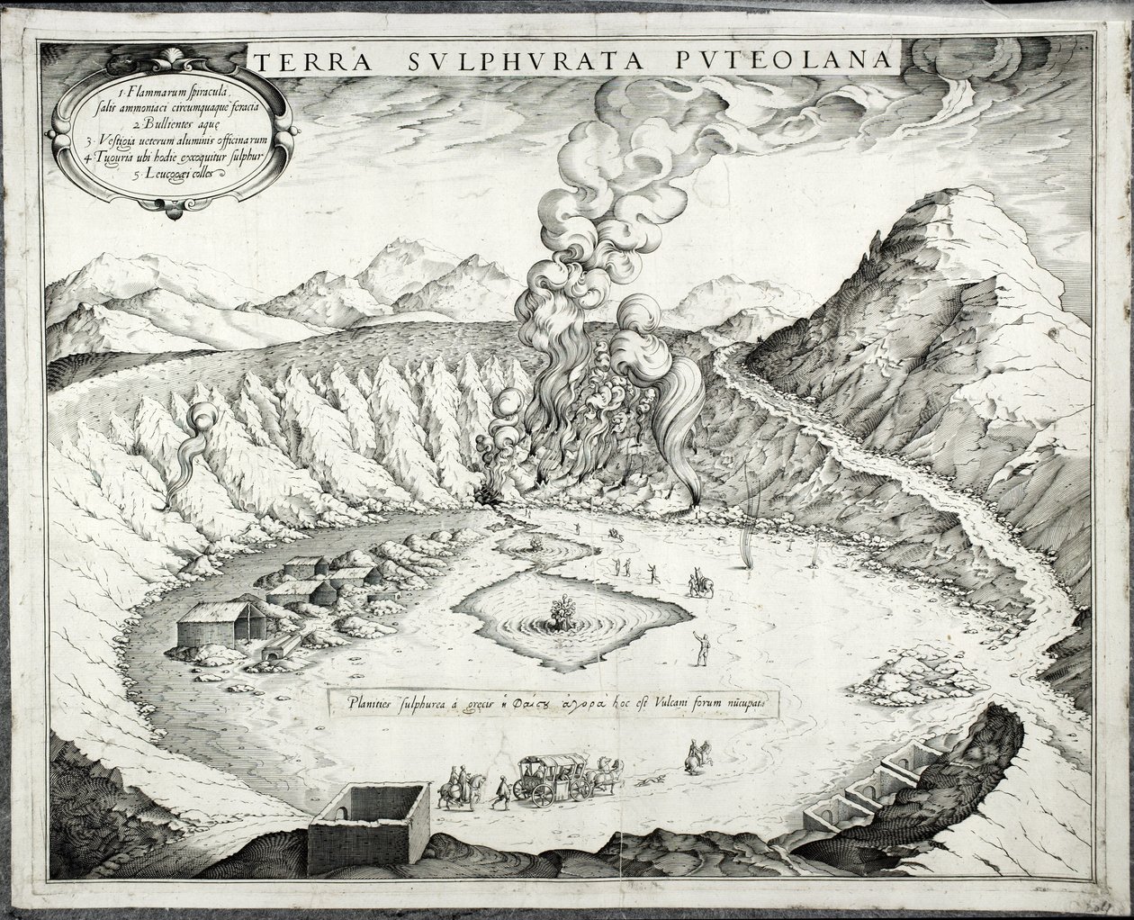 Volcan Solfatare, Pouzzoles, Naples - Italian School