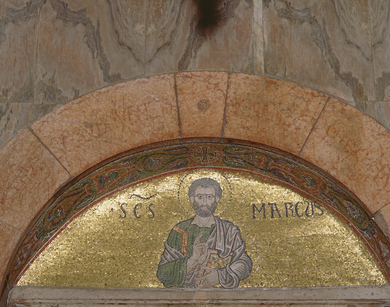 Saint Marc (mosaïque) - Italian School