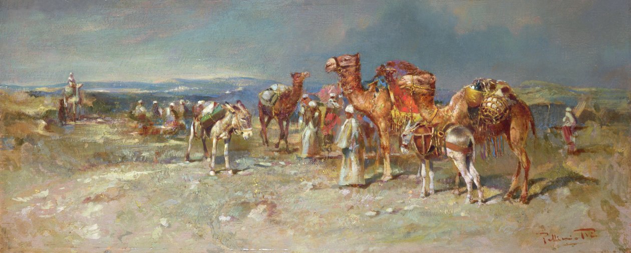 La Caravane arabe - Italian School