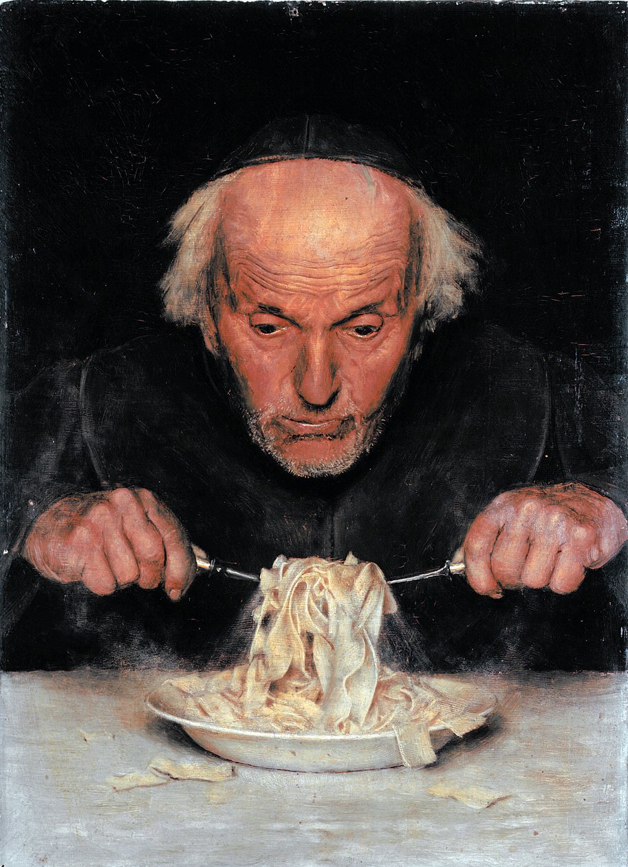 Le Mangeur de pâtes - Italian School