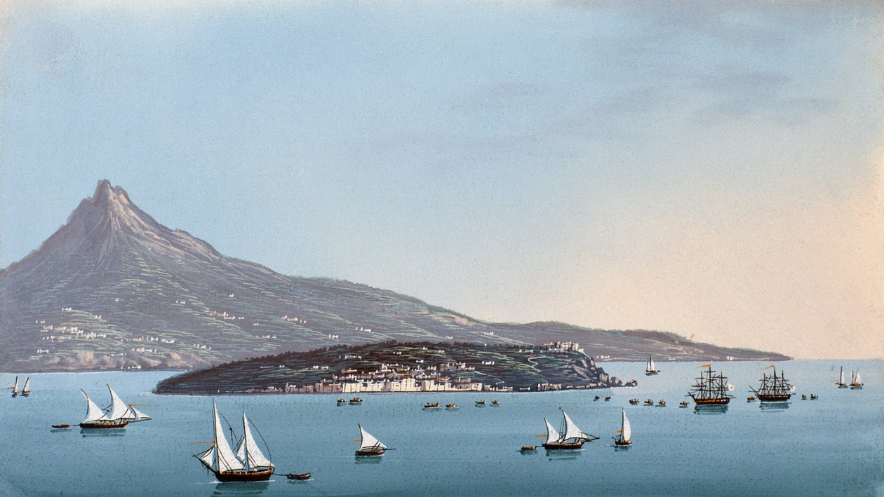 Vue de Naples - Italian School
