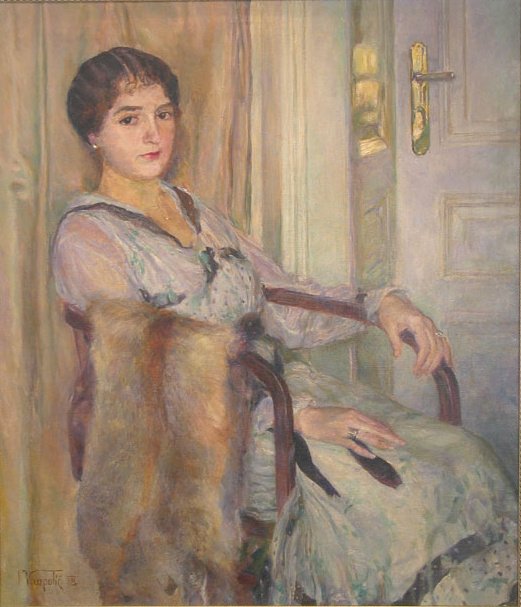 Dame dans un fauteuil - Ivan Vavpotic