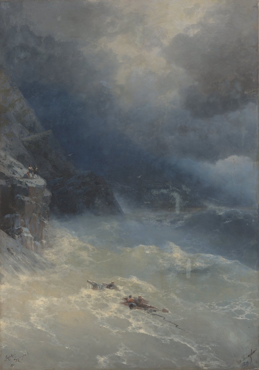 La tempête au Cap Aya - Ivan Aivazovsky