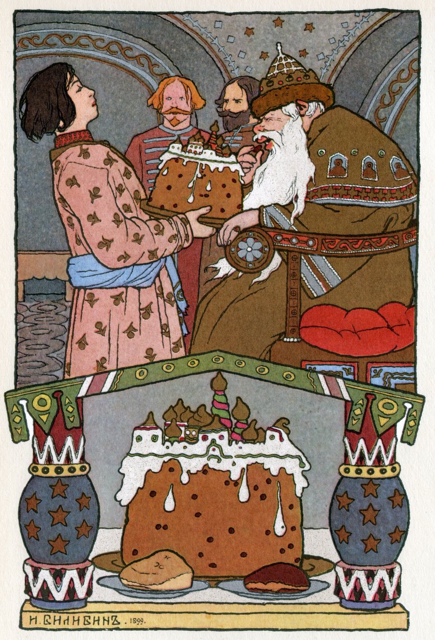 La princesse et la grenouille, c.1899 - Ivan Yakovlevich Bilibin