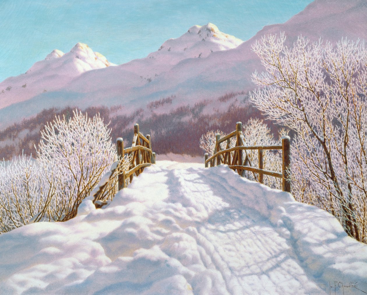 Givre argenté, Engadine - Ivan Fedorovich Choultse