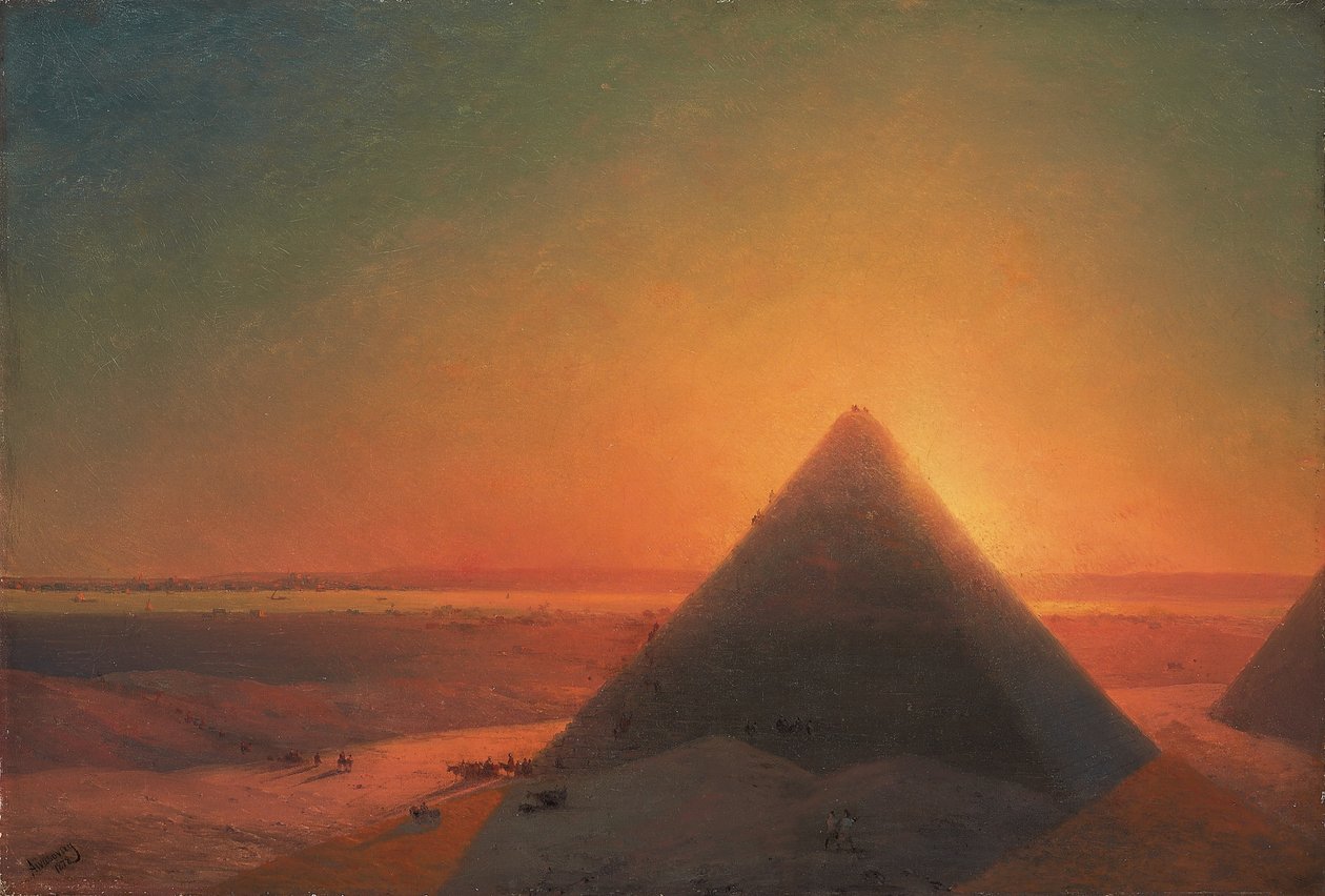 La grande pyramide de Gizeh, 1878 - Ivan Konstantinovich Aivazovsky