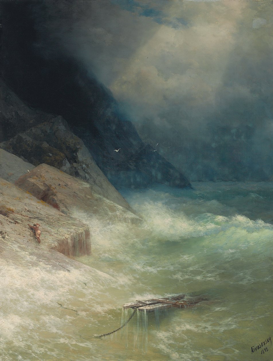 Le Survivant, 1892 - Ivan Konstantinovich Aivazovsky