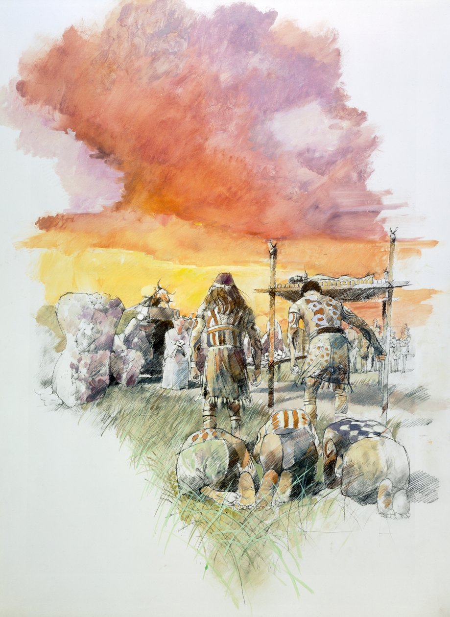 Tumulus de Stoney Littleton, vers 3500 av. J.-C., vers 1990-2010 - Ivan Lapper