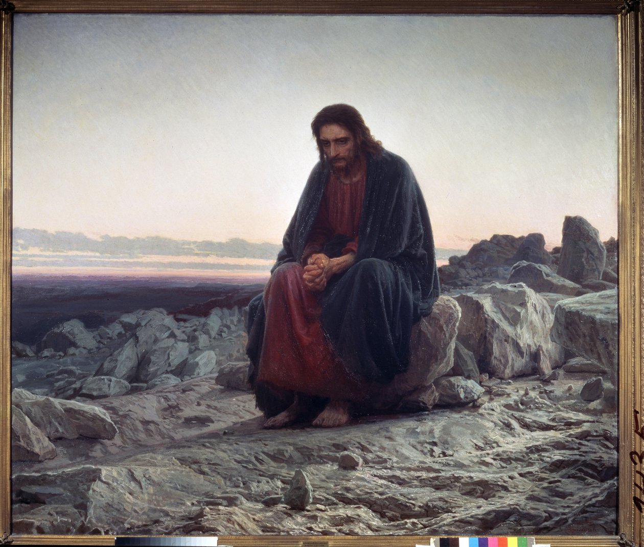 Le Christ dans le désert - Ivan Nikolaevich Kramskoy