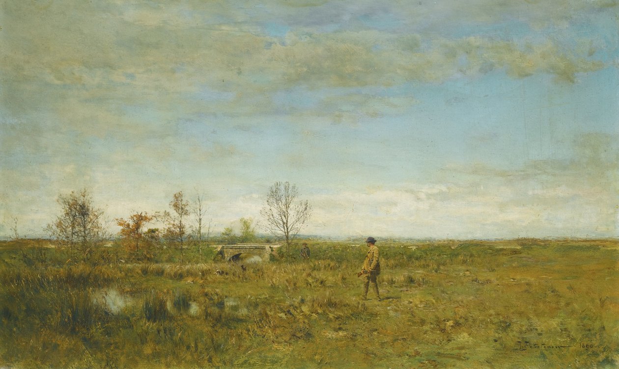 Chasseurs à Pont Long - Ivan Pavlovich Pokhitonov