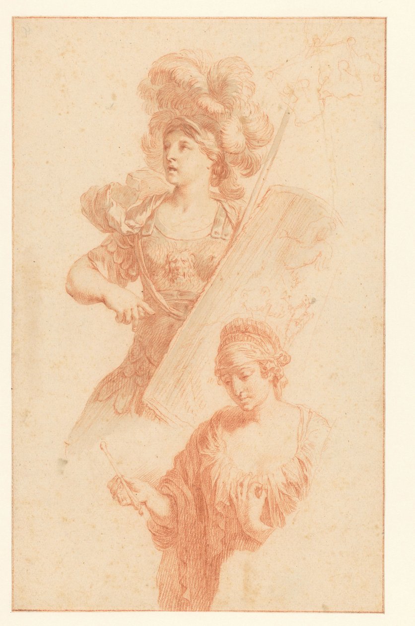 Force (Fortitudo) et Asie - Izaak Jansz. de Wit