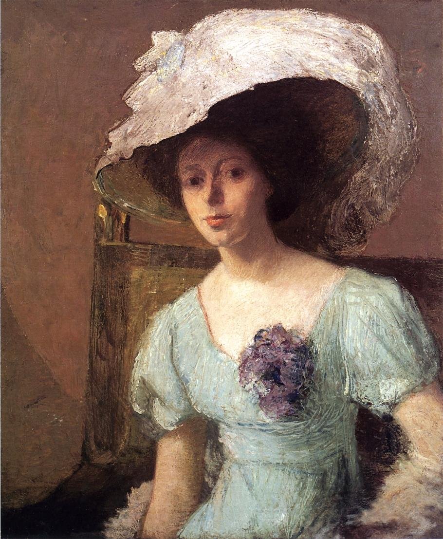 La robe bleue - J. Alden Weir