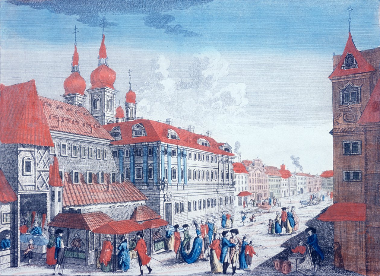 Théâtres dans la rue Kotce, c.1800 - J. Carmine