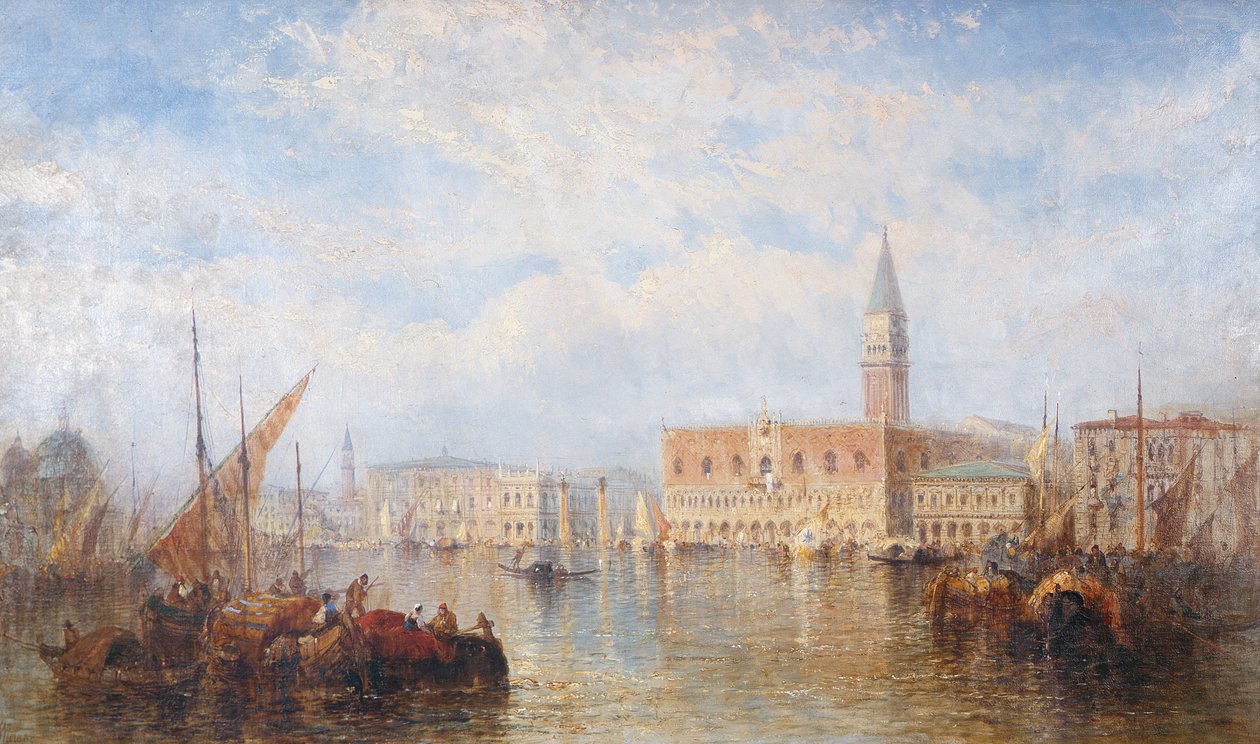 Vue du Palais des Doges, Venise - J. Vivian