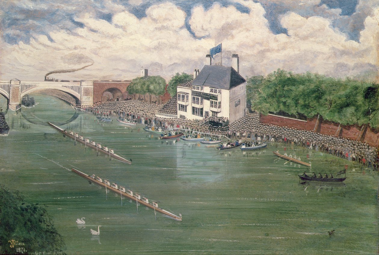 Course de bateaux Oxford et Cambridge, 1871 - Lieutenant Colonel J. Wilson