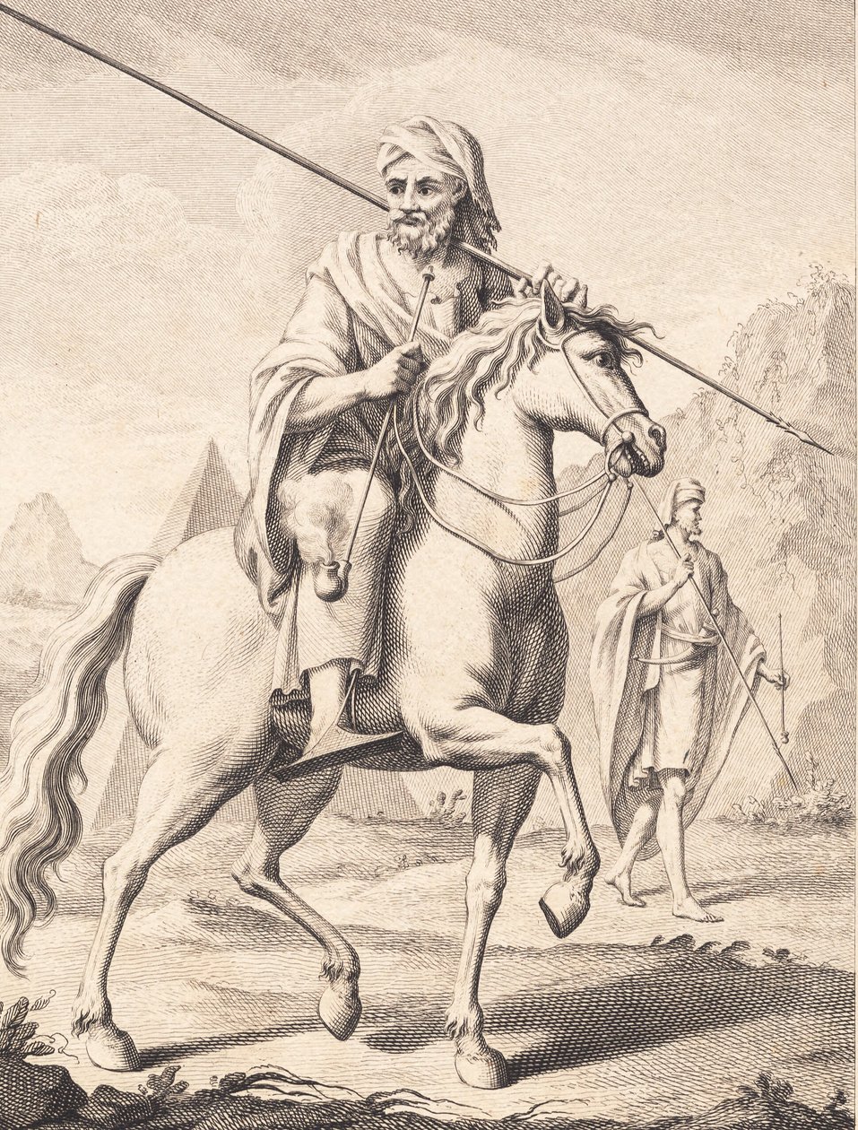 Un Arabe à cheval - J.F. Clemens