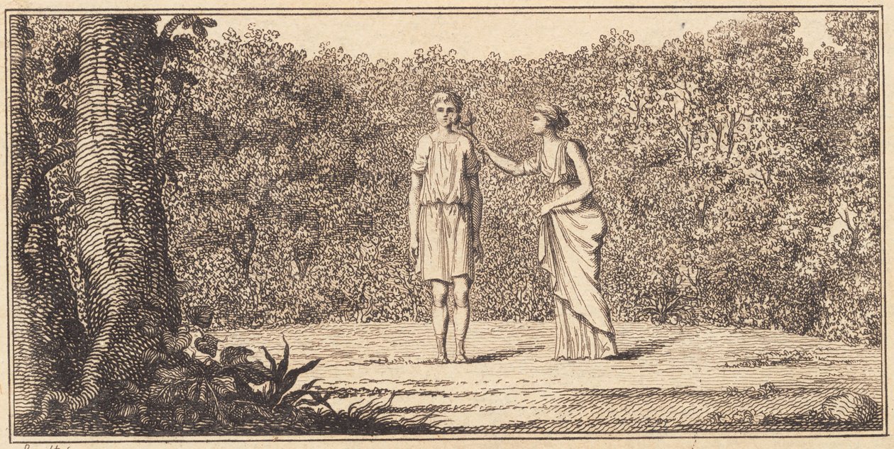 La philosophie donne la vie à un jeune homme - J.F. Clemens