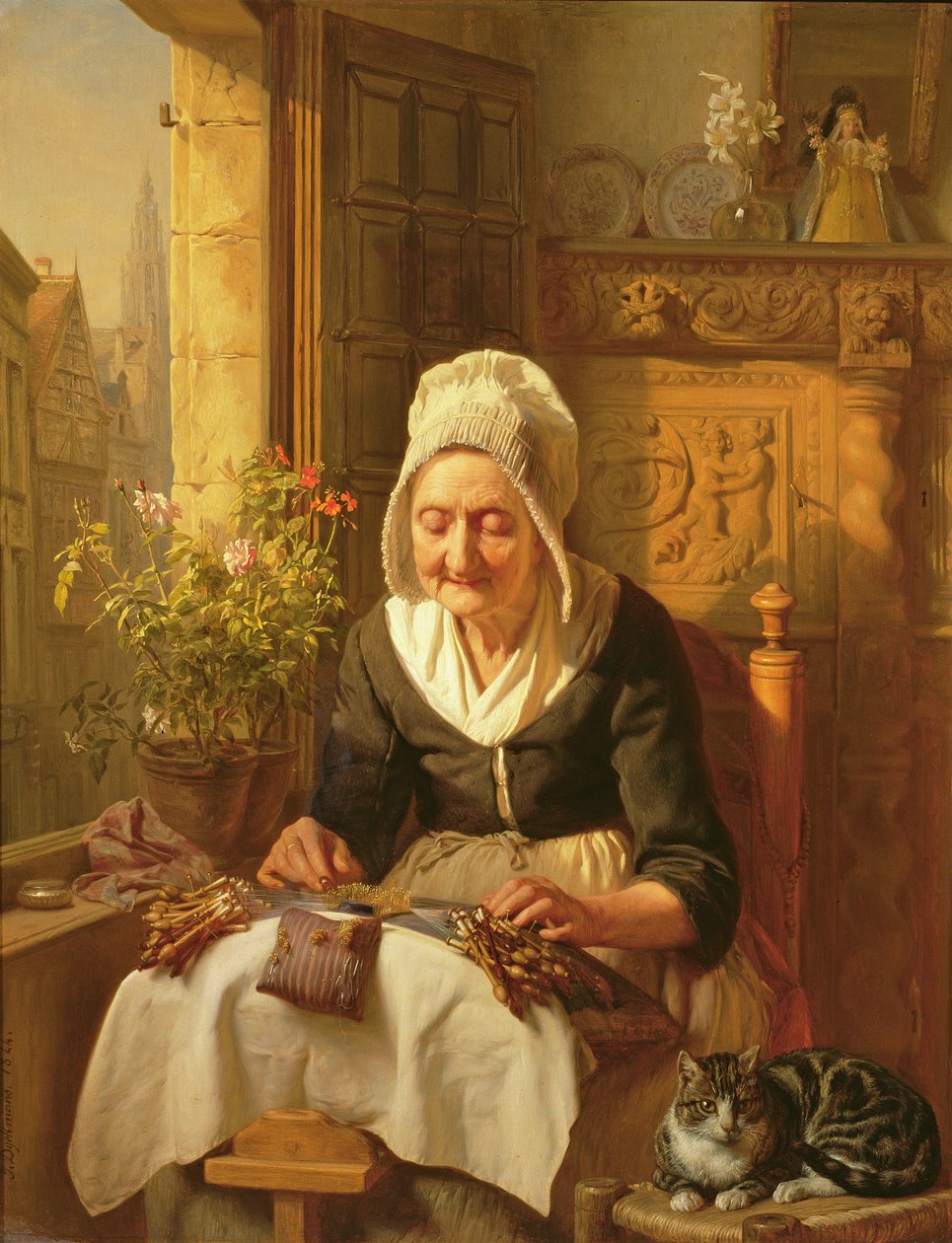 La vieille dentellière, 1844 - J.L. Dyckmans